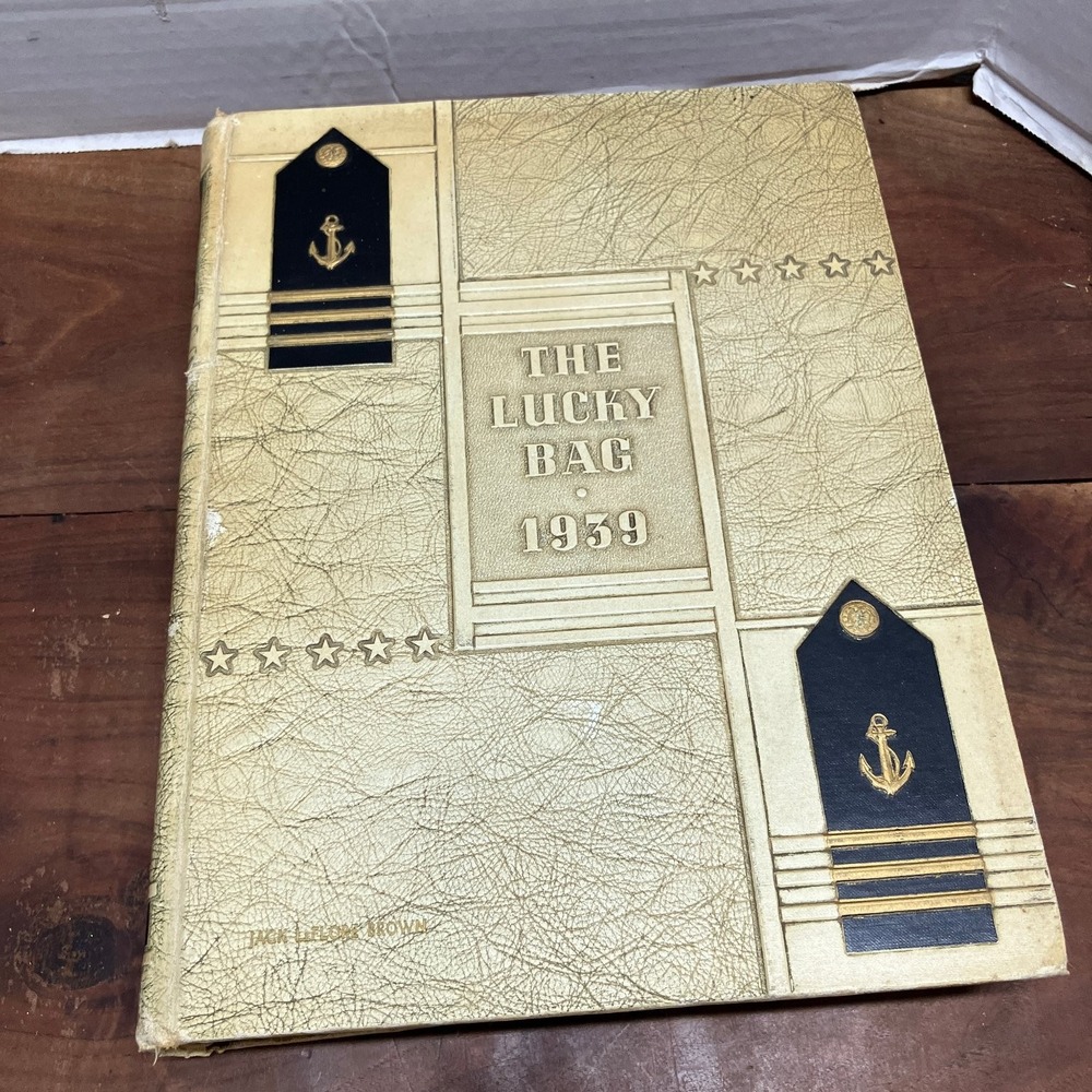 The Lucky Bag United States Naval Academy 1939 Yearbook USNA Midshipmen Military
